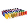 CleverDelights 63 Color Polyester Embroidery Machine Thread Set - 550