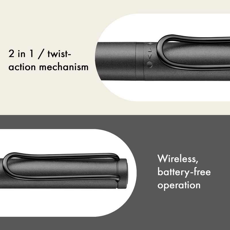 LAMY safari twin pen EMR all black (PC/EL tip) -