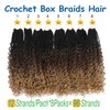 Goddess Box Braids Crochet Hair 8 Packs Pre-looped Boho Box