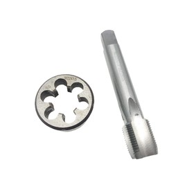 M22x1.5 Thread Tap & Die Set Right Hand, M22 x 1.5 Tap Machine Screw, M22 x 1.5 Tap and Round Die RH, M22x1.5 Straight Fluted Machine Tap Die