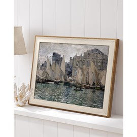 Framed Canvas Wall Art for Living Room Vintage Home Bedroom Wall Decor Animal Oil Swan Painting Wall Art Decoration for Room Kitchen Bathroom Landscape Wall Pictures