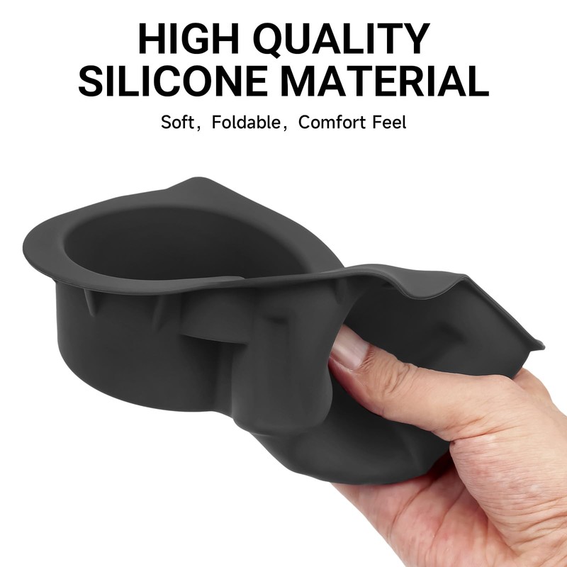 Silicone Non-Slip Center Console Cup Holder Inserts for Toyota Camry