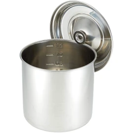 Clover molybdenum round kitchen pot with scale 12 cm Hands Free
