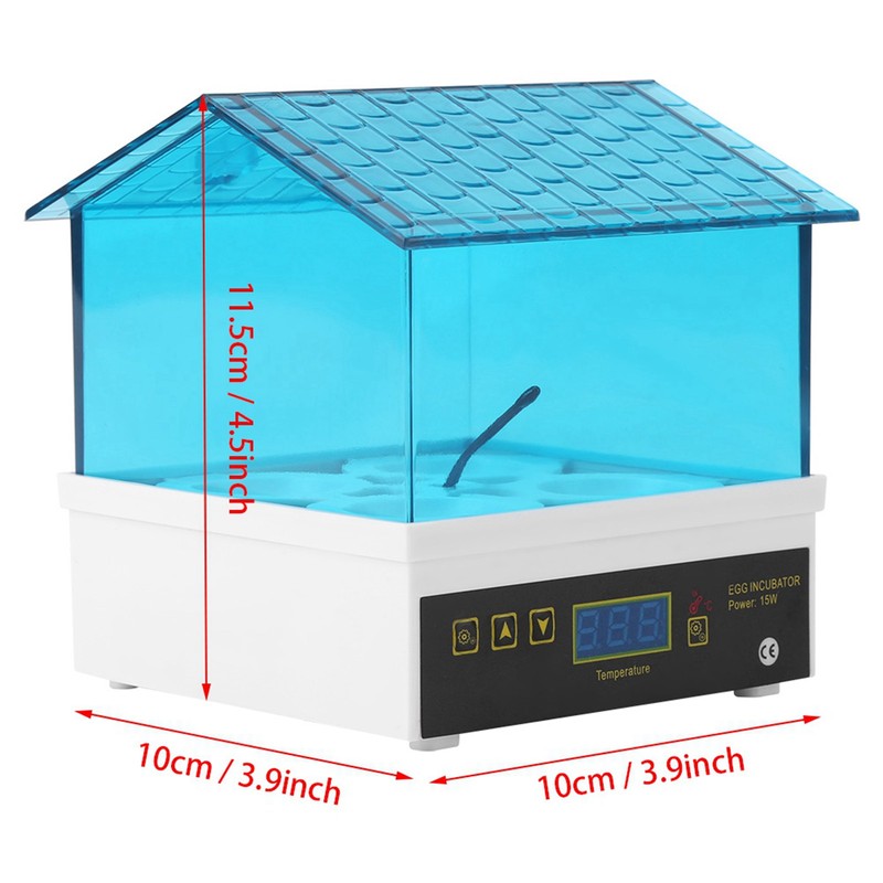 4 Eggs Incubator Temperature Control Digital Chicken Chick Duck Hatcher