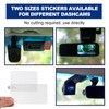 Rislobx Dashcam Windshield Sticker, 8PCS Electrostatic Stickers for Dash Cam