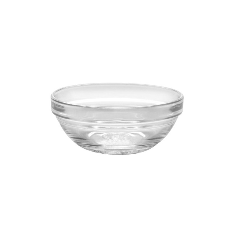 Duralex Made In France Lys 3-1/2-Inch Stackable Clear Glass Bowl,