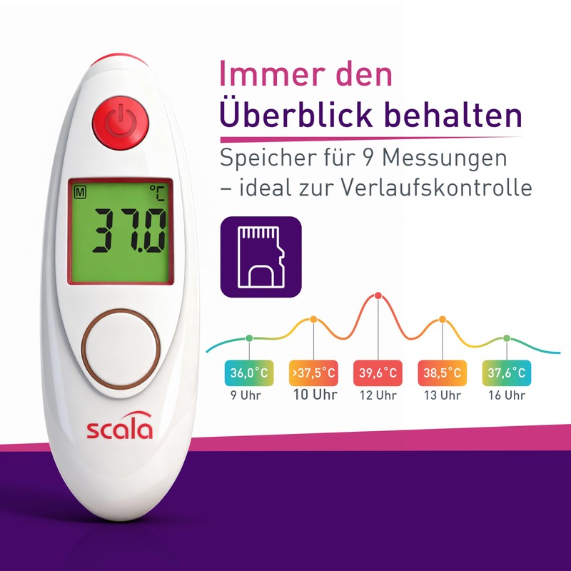 Termometro digitale da fronte a infrarossi Scala SC 8360 NFC