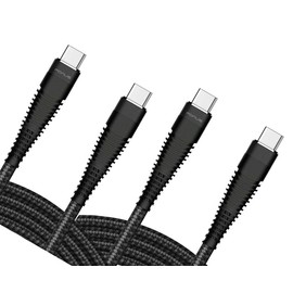 6ft and 10ft Long PD USB-C Cables Fast Charge Type-C to Type-C Cord Compatible with Lenovo Tab M10 (Gen 2,3)/M10 Plus/M8 (Gen 3,4 2021,2024), Power Wire USB-C to USB-C Data Sync High Speed Braided