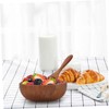 SHOWERORO Wood Salad Bowl Set Salad Serving Bowl with Lid
