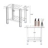 Sumerflos Acrylic Shower Bench for Inside Shower - 18.58" L