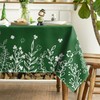 Horaldaily St. Patrick's Day Tablecloth 60×120 Inch Rectangular, Spring Wild