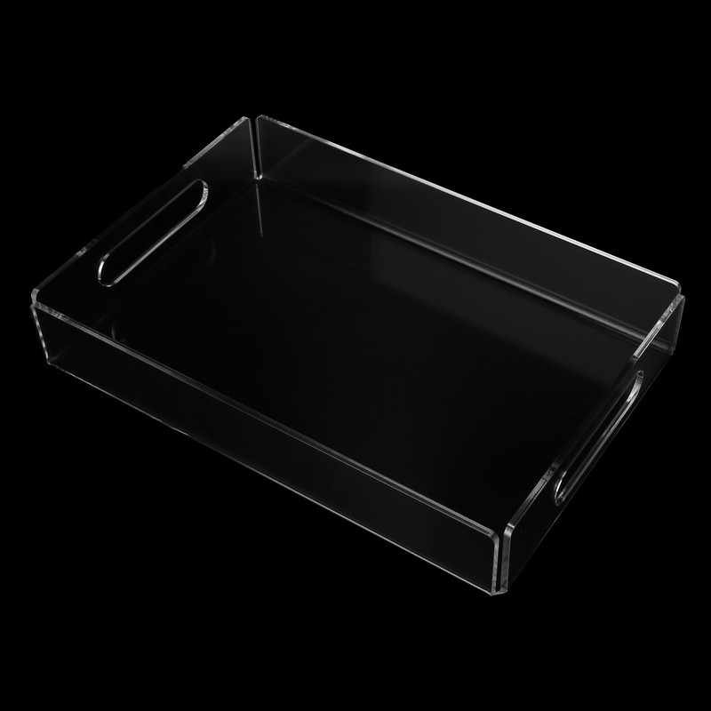 Acrylic Fruit Towel Tray Lightweight Breakfast Cheese Serving Tray with