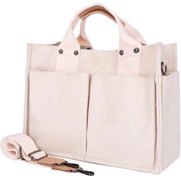 Bolsas Totes,Tote Bag Mujer12.6inx9.84inx5.12in,con Correa Desmontable,Bolsas de Lona para Mujer,Se