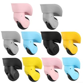 Suitcase Replacement Wheels Compatible with Various Models, Strong and Wear-Resistant (Grey, L)