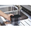 MasterClass MCSINKCADDY Suction Sink Tidy, Black/Grey, adjustable Size