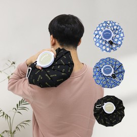 Karnic carabiner ice bag hot and cold compress pack ice pack portable golf sports, black gold black gold_9 inches 9 inches / 카르닉 카라비너 얼음주머니 냉온 찜질팩 아이스팩 휴대용 골프 스포츠, 블랙골드블랙골드_9인치9인치