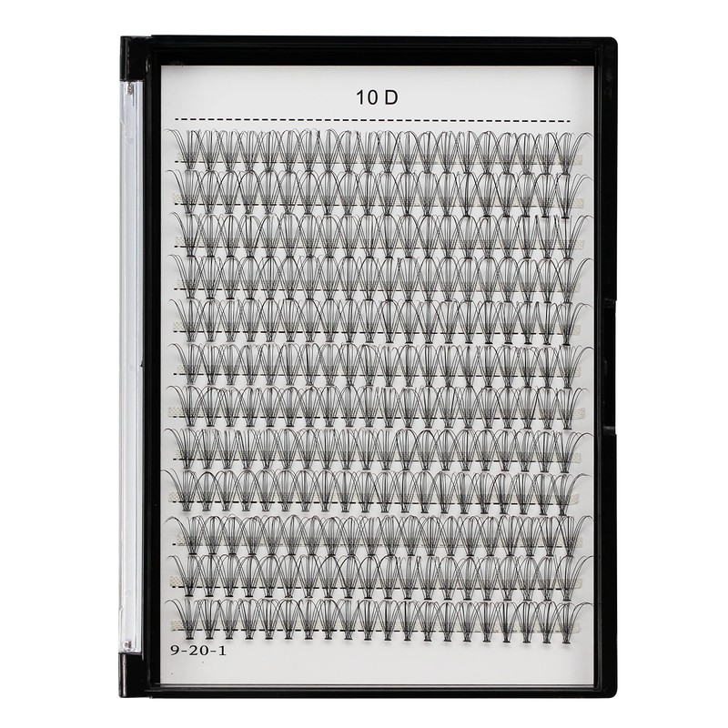 Bodermincer 240pcs 10D D Curl Lashes Clusters Professional Makeup Individual