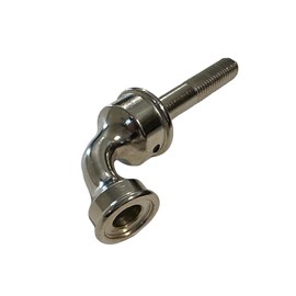 Pellethead Vermont Castings Front Door Steel Handle Stub with Nickel Finish, 5004237, 000-4377, 500-4237