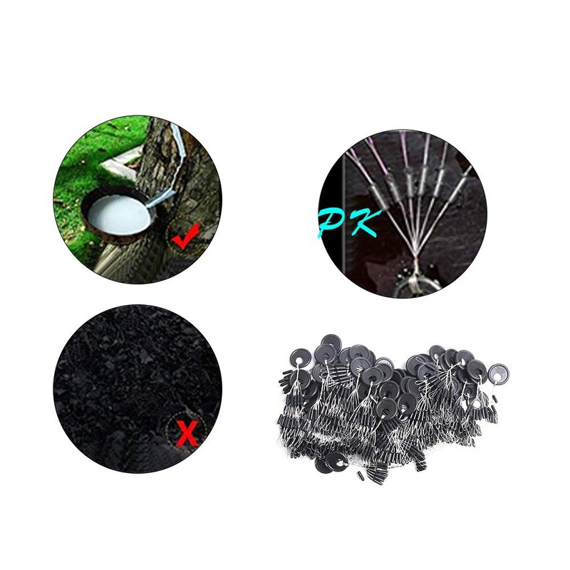Assorted 300 Fishing Float Stoppers Bead Stops Ledger Stops Carp