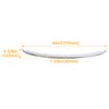 HECASA Upper Grill Trim Compatible with 2011-2015 Ford Explorer BB5Z8200AA