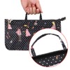 IGNPION Printed Handbag Insert Organiser with 13 Pockets, Expandable Zipper