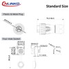 CNLINKO DH-24 3-Pin Industrial Waterproof Connectors, IP68 Circular Connectors, Carbide