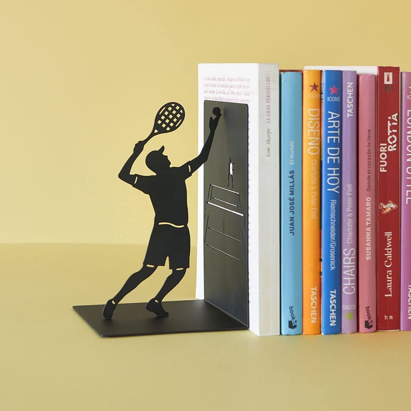 Balvi Bookend Match Ball Colour black Book support with tennis