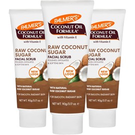 Palmer's Coconut Oil Formula Coconut Sugar Facial Scrub 3.17 oz. (Pack of 3)