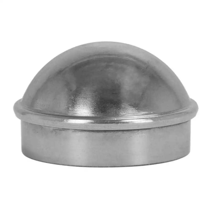 Everbilt 1-7/8 In. Aluminum Chain Link Fence Plain Dome Post