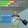 100 Ib Propane Tank Adapter with Gauge Connector, Universal Propane