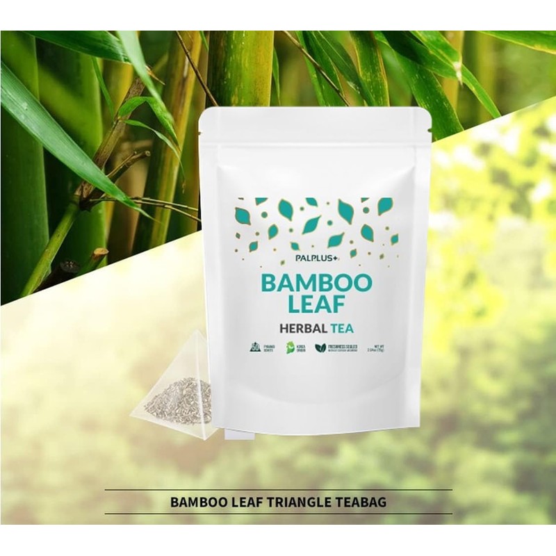 Organic Natural Pure Bamboo Leaf Tea Bag- 50 Tea Bags