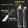 EBEWANLI Nail Clippers Set, Ultra Sharp Nail Clippers for Men,