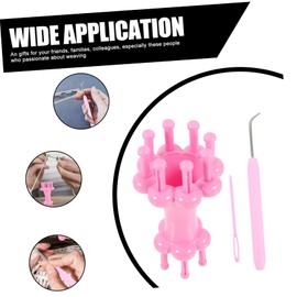 Operitacx Doppel Ende Seil Flechten Maschine Wicklung Seil Gerät Blume Stricken Set Werkzeuge