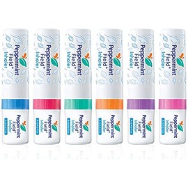 Peppermint Fields Aromatics Inhalateur - Lot de 6 Pièces