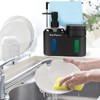 Richenda 4-in-1 Soap Dispenser with Dishcloth Hanger & Sponge Holder