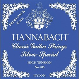 Hannabach Strings for classic guitar Series 815 Professional pack Silver special Bass-Pack LT