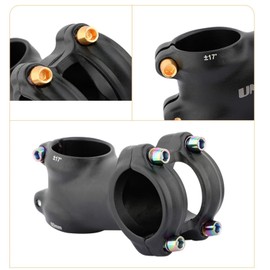 YYunying Bicycle Stem Screws 6 Pieces M5 x 18 mm Stem Screws Stainless Steel Bicycle Stem Screw with Washer for BMX MTB Road Bikes, Purple