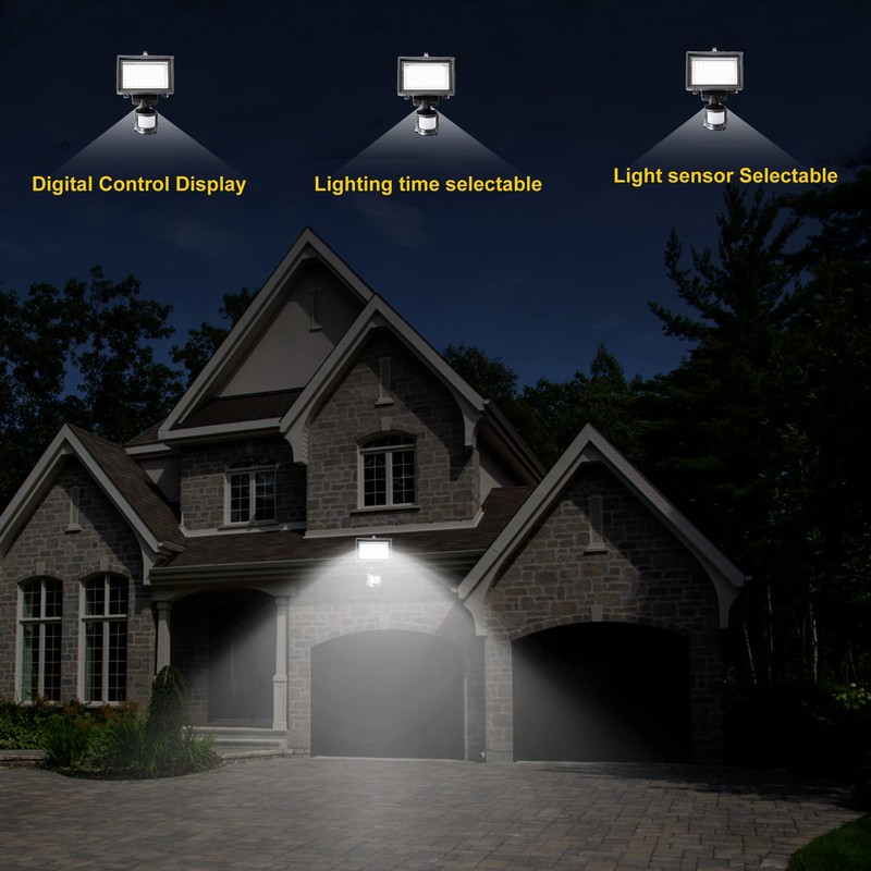 SUNLONG Solar Motion Lights Outdoor Waterproof Motion Sensor Outdoor Lights