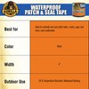 Gorilla Gorilla Waterproof Patch & Seal Tape 4" x 10'