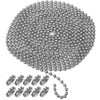 kuou 4.5mm Metal Beaded Roller Blind Chain Extension Cord, 9.8