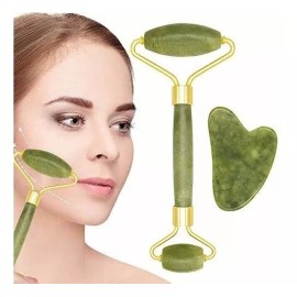 Codalis Rodillo Jade + Guasha + 10 Mascarillas Faciales Skin Care