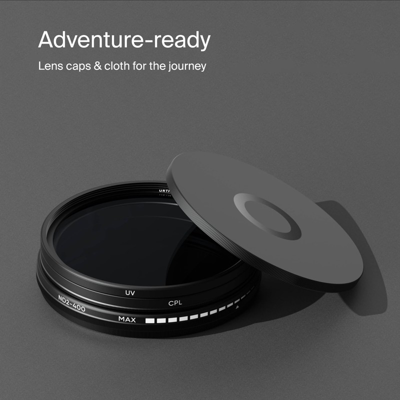 Urth 40.5mm 3-in-1 Lens Filter Kit — UV, Circular Polarizing