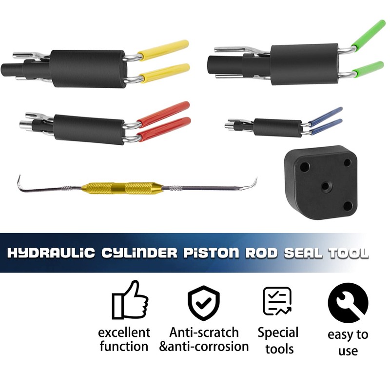 Seal Twistors Install Tools Hydraulic Cylinder Piston Rod Seal U-Cup
