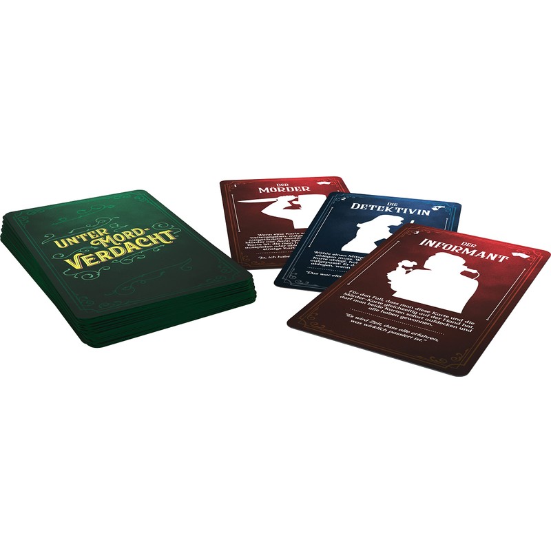 Goliath Under Suspicion of Murder, Card Game from 14 Years,