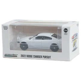 Greenlight 43002-N Hot Pursuit - 2022 Dodge Charger Pursuit Police Cruiser- White 1:64 Scale Diecast