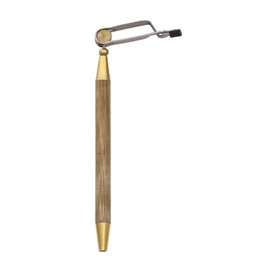 Dr. Slick Bamboo Rotary Hackle Plier (Large), w/Rubber Tubing on One Jaw, w/Half Hitch Tool