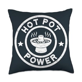 Hot Pot Chinese Hot Pot Lover I Love Hot Pot Throw Pillow