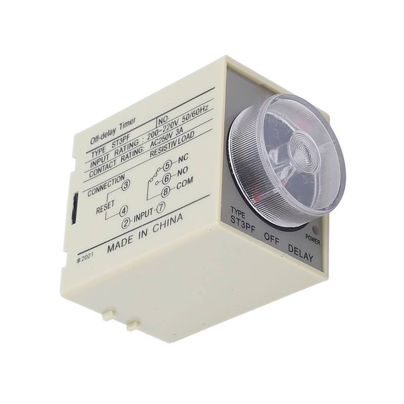 BERM Power Off Delay Relay Knob Control Timing Timer High