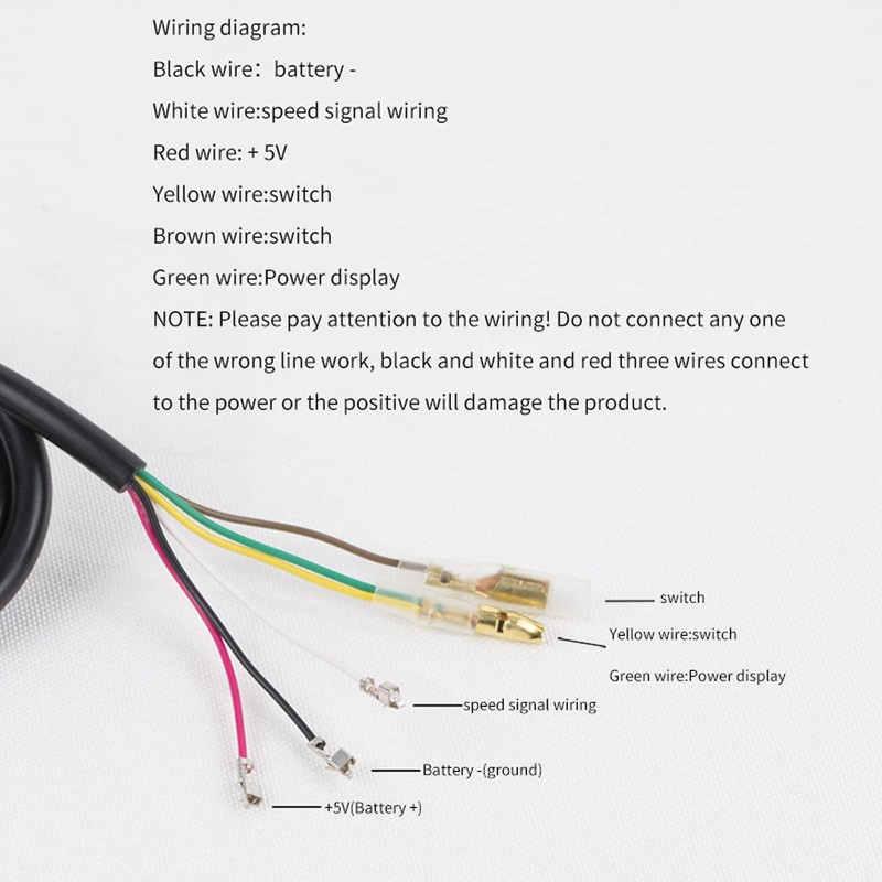 6 Wire Thumb Throttle, 2mm Thumb Throttle with ON/OFF Switch