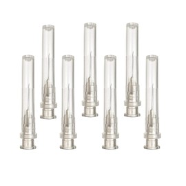 Pack of 100pcs Stainless Steel Delivery Tube for Refill Liquids, Individually Packed, Refill Tubes for Industry, Science Laboratories, Household, Hobby, Liquid Oil (27G x 1/2" (13mm))